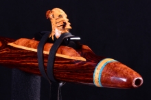 Cocobolo Native American Flute, Minor, Low D-3, #I4C